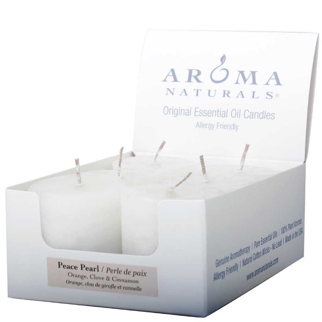 Aromanaturals Essential Oil Candles - Peace Pearl
